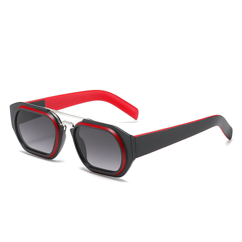 Mens Vintage Square Clip On Sunglasses UV400 Protection Plastic And Metal Frame Driving Fishing Outdoor AllDay