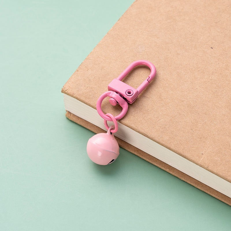 Iron and Copper Bell Keychains Pendants Durable Metal Key Chains Accessories Decorative Charms for Purses Bags