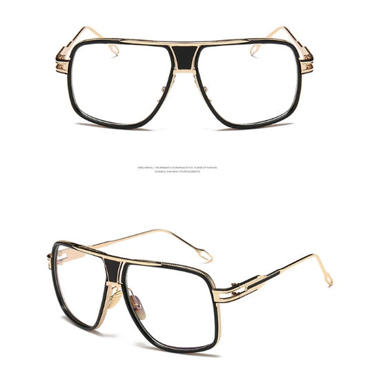 Womens Vintage Sunglasses UV400 Protection Metal Frame PC Lens Retro Style Large Fit Glasses For Women Driving