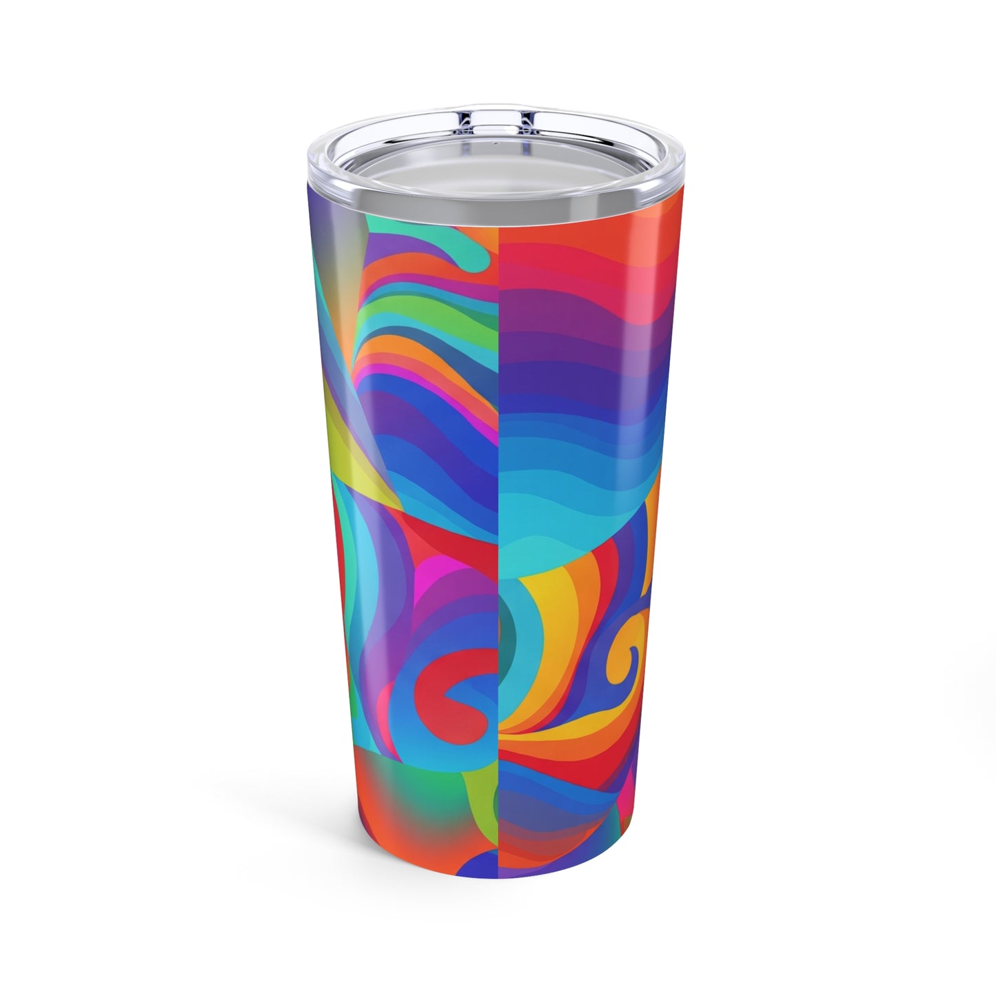 20 Oz Steel Printed Tumbler With Double Wall Vacuum Insulation Spill Resistant For Hot And Cold Beverages Travel