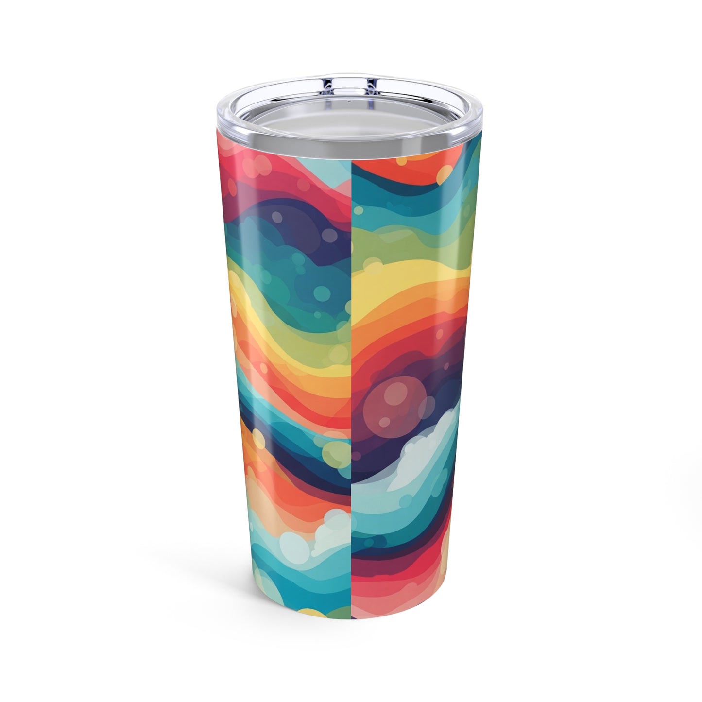 20oz Stainless Steel Tumbler With Double Wall Vacuum Insulation Spill Resistant BPA Free Printed Mug Hot Cold