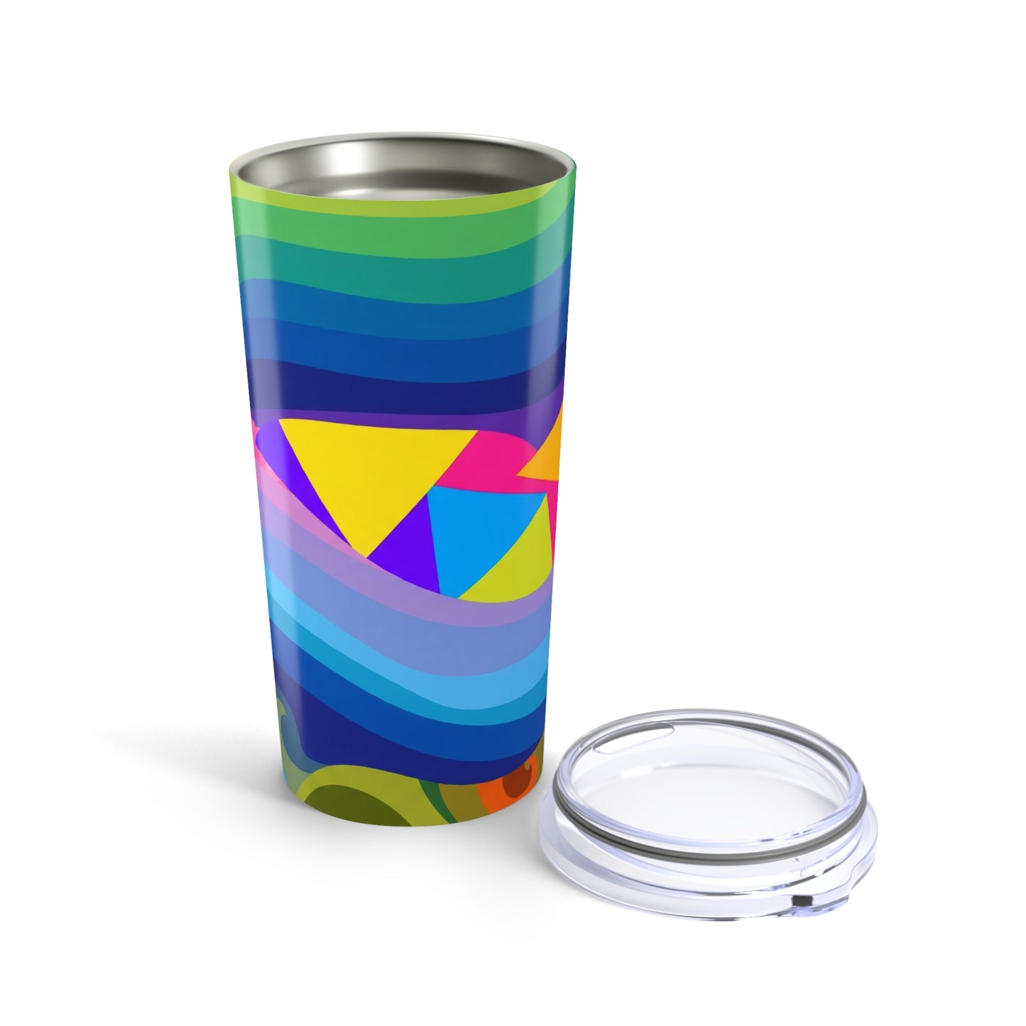 20 Oz Stainless Steel Drink Container Double Wall Vacuum Insulation Leak Proof Lid BPA Free For Hot Or Cold
