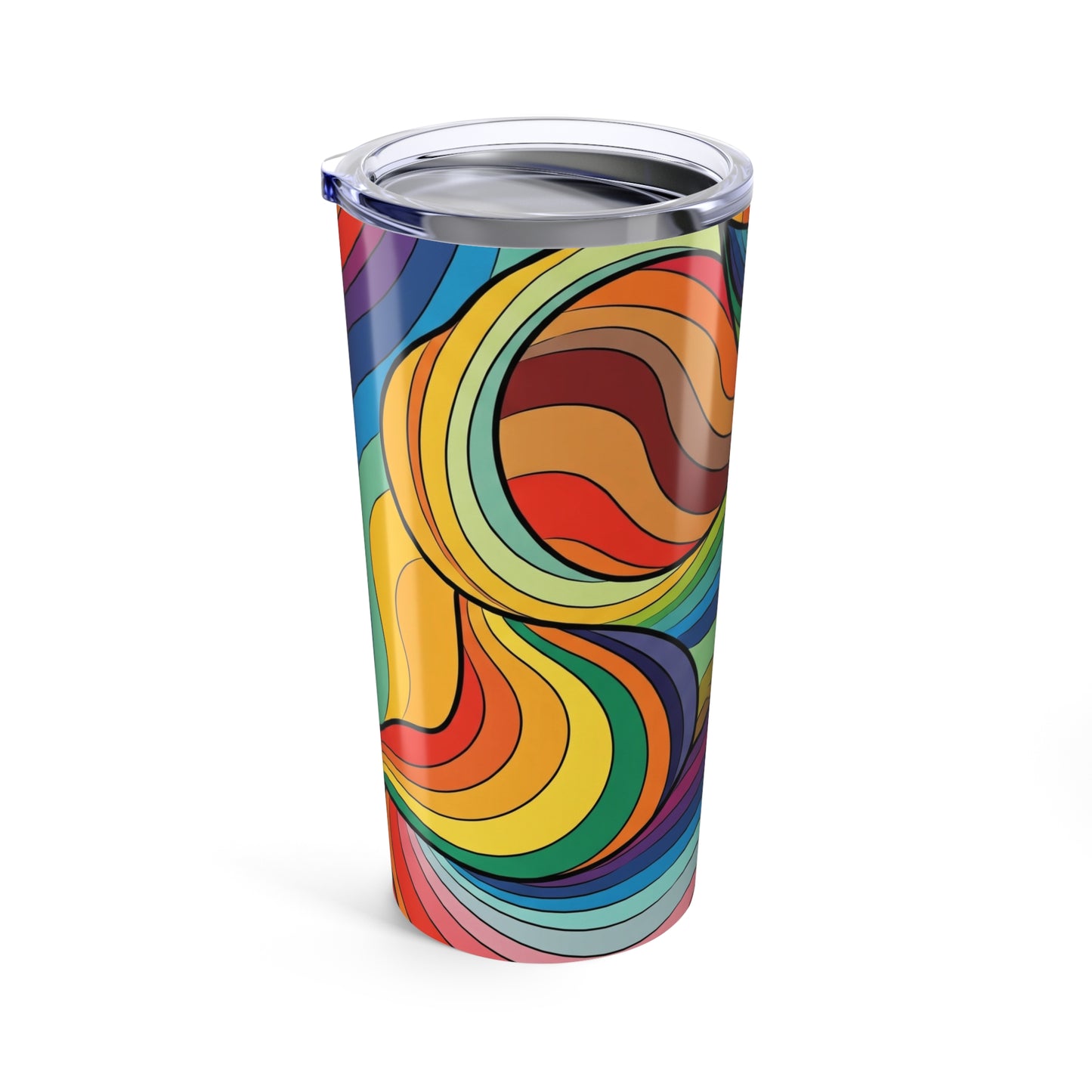 20oz Stainless Steel Tumbler With Double Wall Vacuum Insulation Spill Resistant Travel Mug For Hot Or Cold Drinks