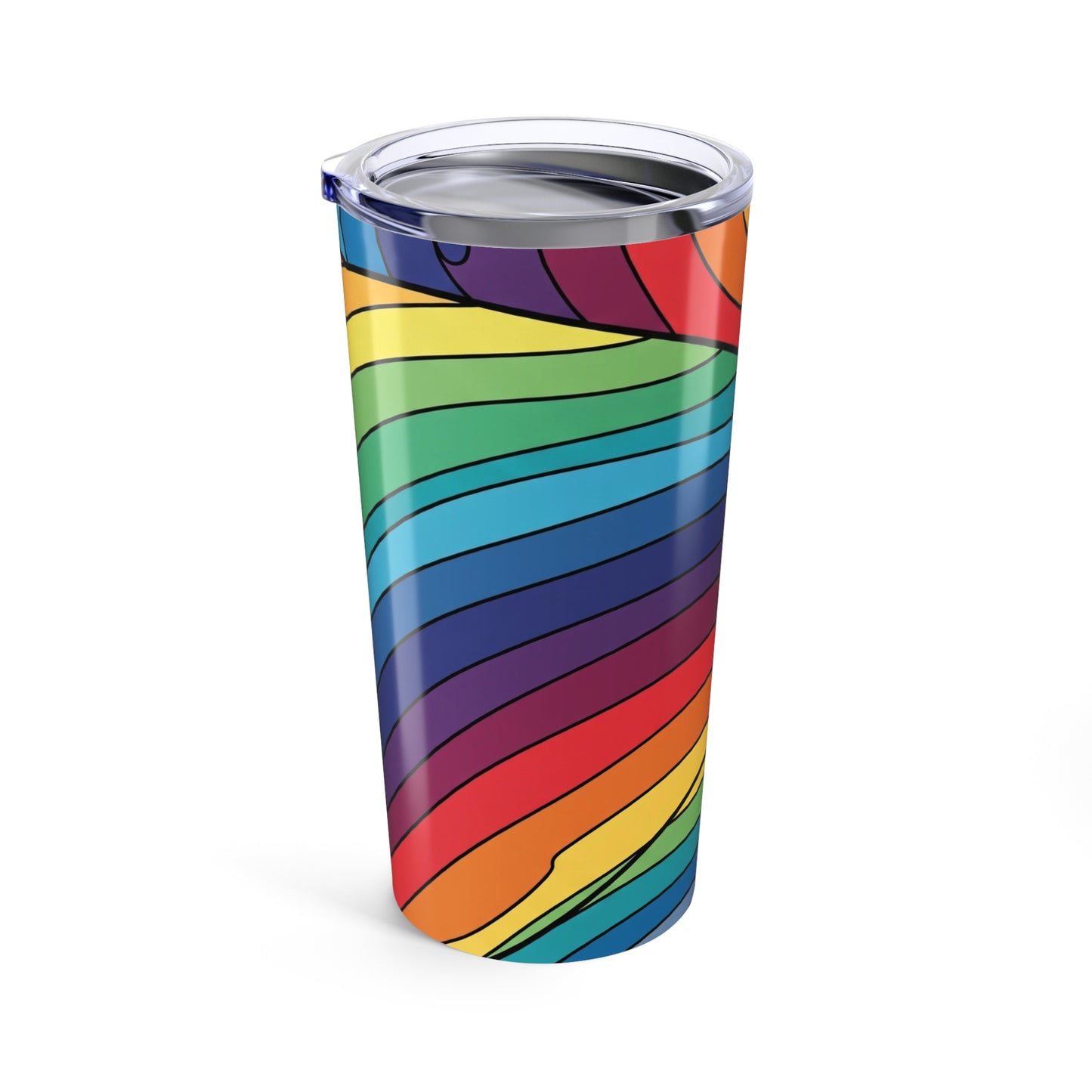 20oz Stainless Steel Tumbler Double Wall Vacuum Insulated Spill Resistant Durable Printed Coffee Mug For Everyday