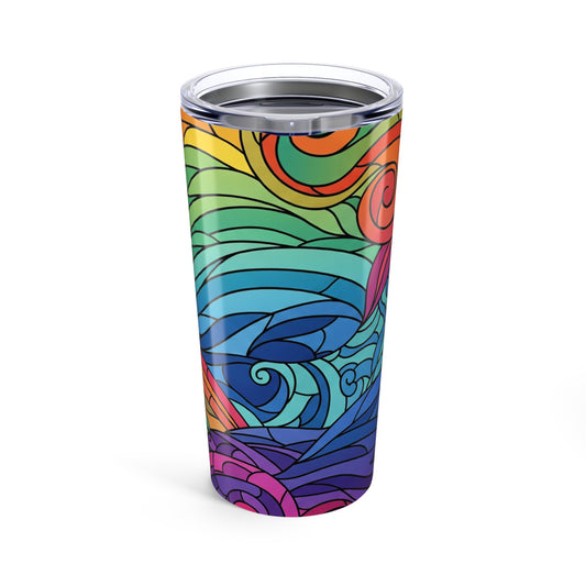 20 Ounce Vacuum Insulated Steel Travel Mug With Double Wall Spill Resistant BPA Free Design For Hot And Cold