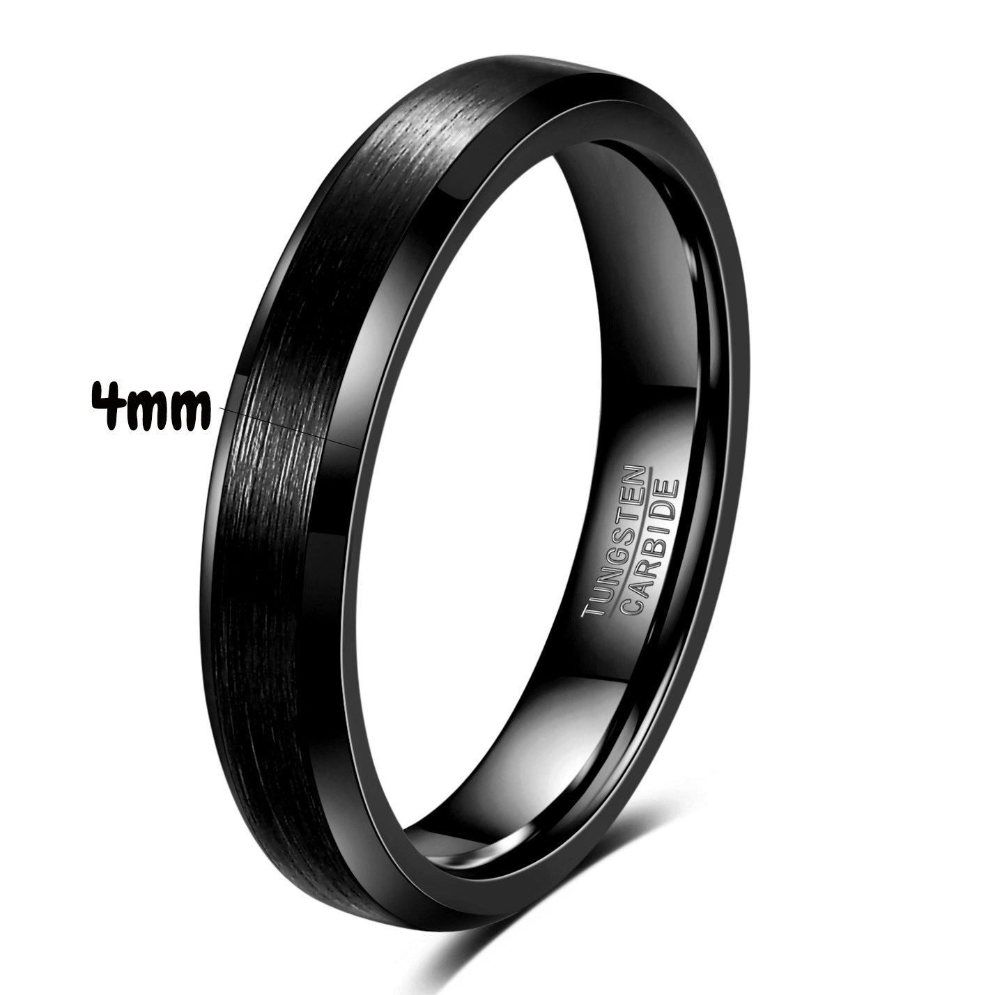 Unisex Stainless Steel Ring Band Electroplated Fashion Jewelry Round Geometry Ring For Men And Women Lovers XL