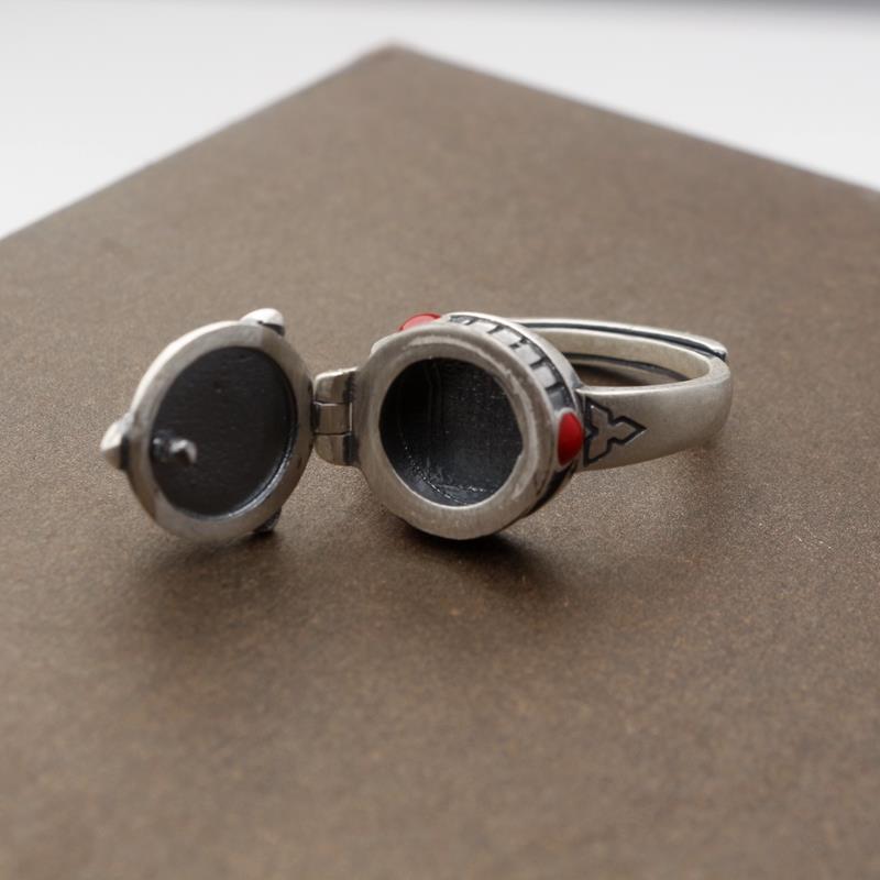Openable Ring Plated White Gold Jewelry Vintage Style With Adjustable Opening Fit For Everyday Wears And Gifts
