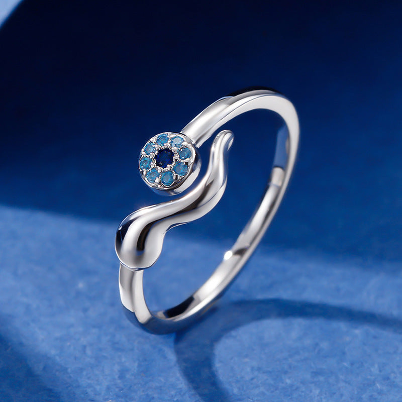 Womens Copper Ring With Cross Design Geometric Zircon Inlay Ladies Jewelry Fashion Ring Elegant Daily Wear Now