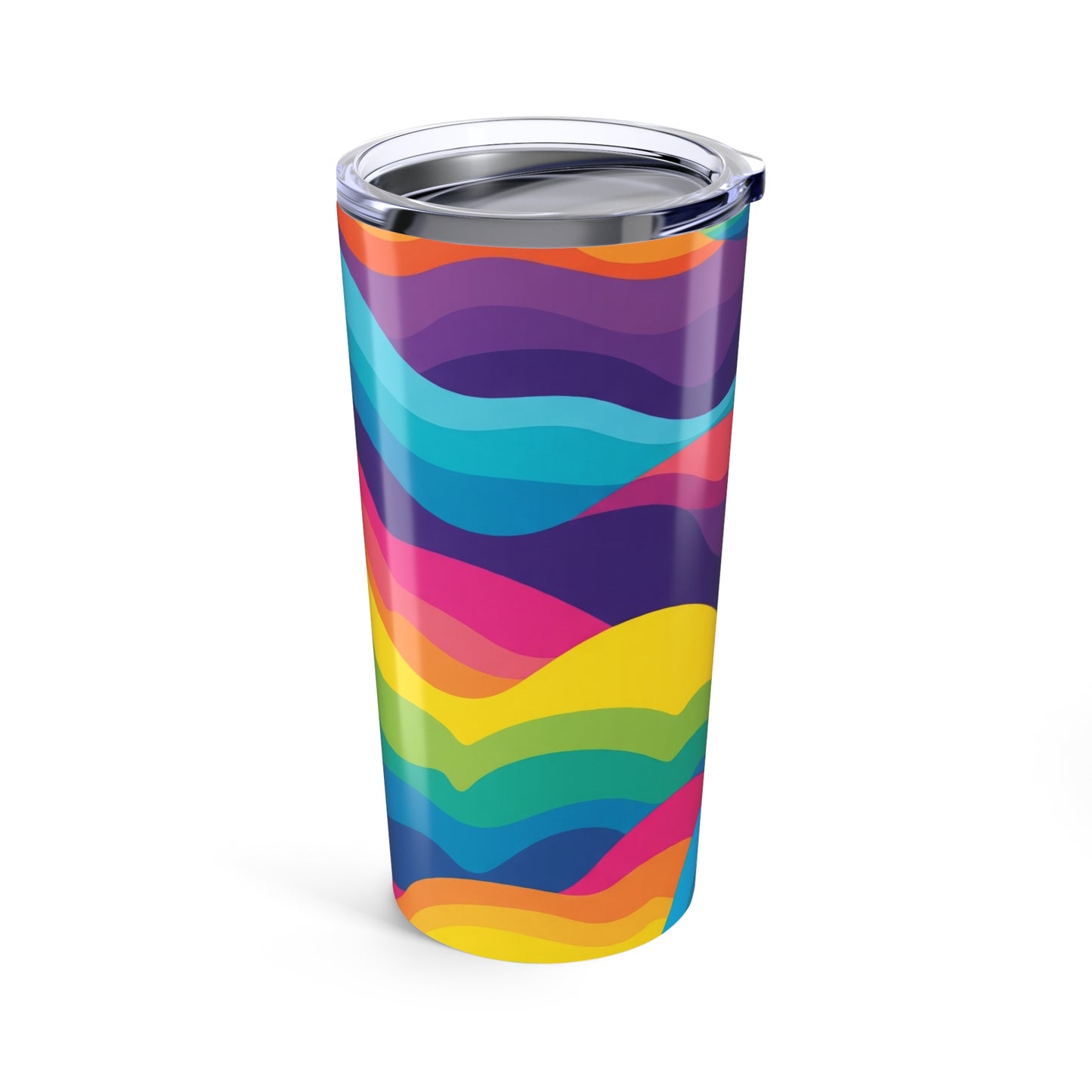 20Oz Stainless Steel Tumbler With Printed Art Design Double Wall Vacuum Insulated Spill Resistant For Hot And Cold