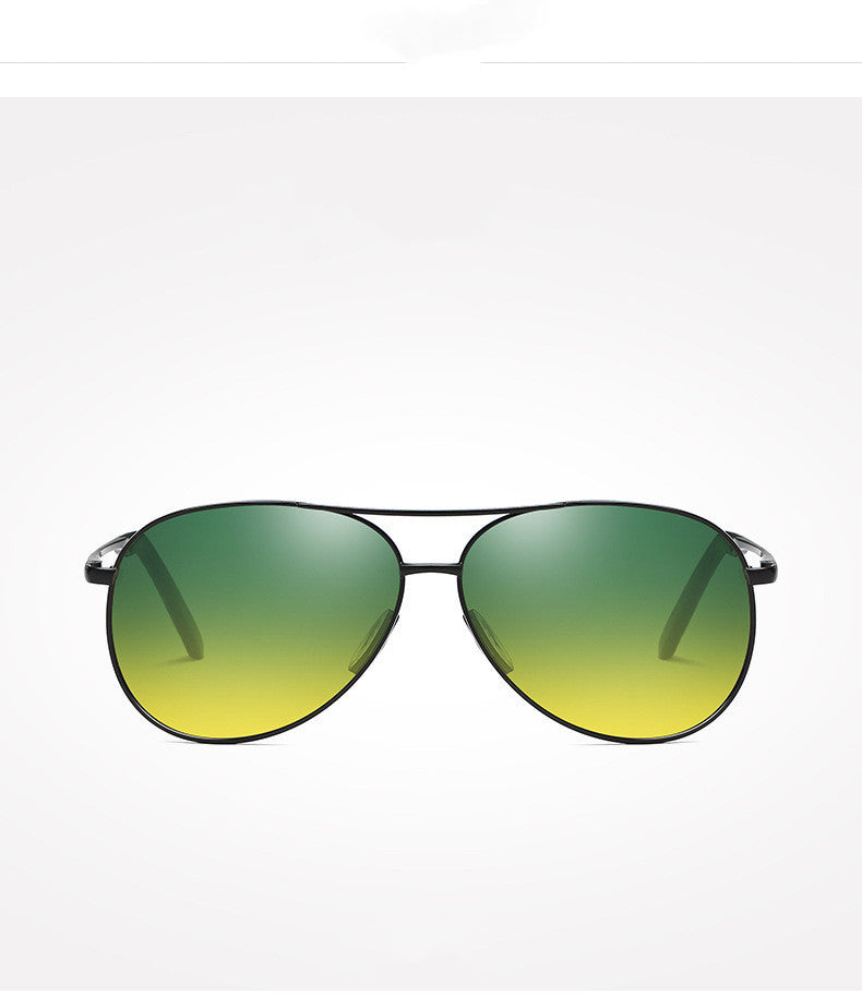 Polarized Sunglasses Day Night Vision UV400 Protection TAC Lenses Plastic Metal Frame Fashion Driving Outdoors