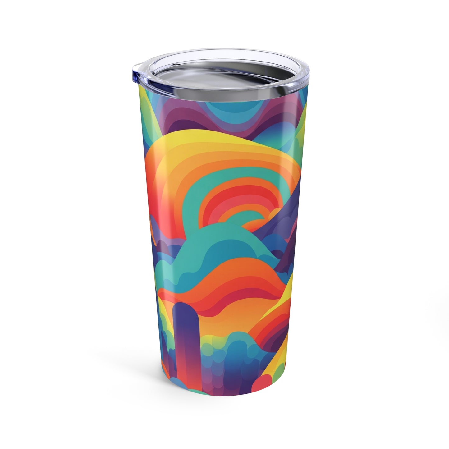 20oz Steel Printed Tumbler With Double Wall Insulation Spill Resistant BPA Free For Hot And Cold Beverages Coffee