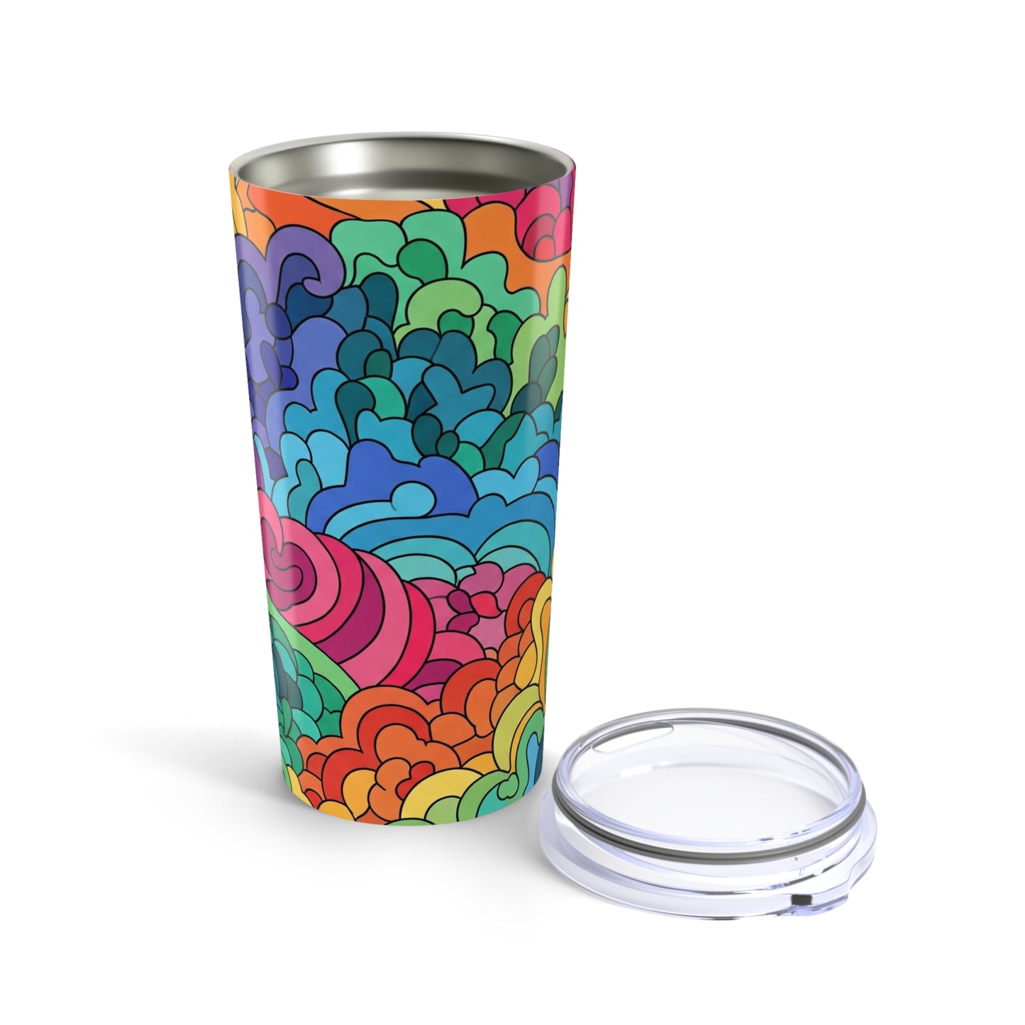 20oz Stainless Steel Tumbler With Double Wall Vacuum Insulation Leak Proof Durable Design For Hot And Cold