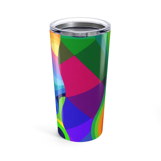 20oz Stainless Steel Tumbler With Double Wall Vacuum Insulation Leak Proof Lid Printed Travel Mug For Office Use