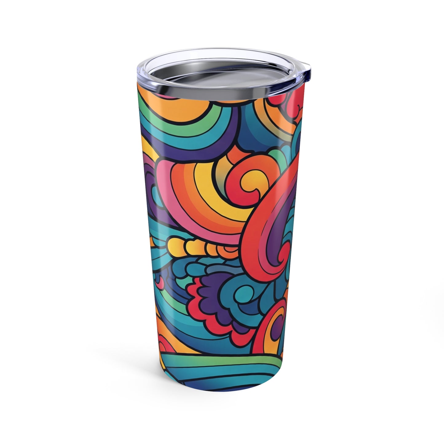20oz Stainless Steel Tumbler With Double Wall Vacuum Insulation And Leak Proof Design For Hot Or Cold Beverages