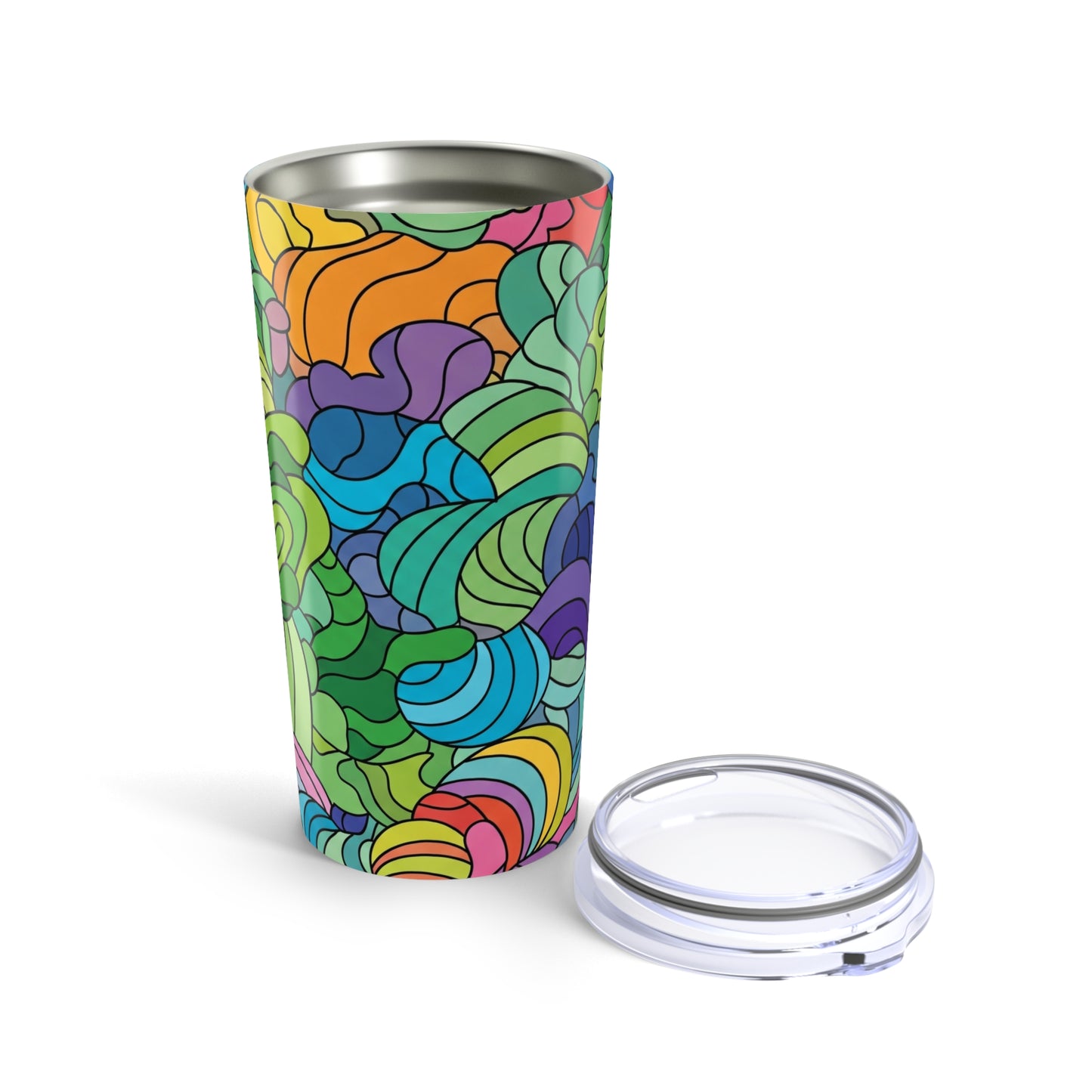 20 Oz Metal Travel Mug With Double Wall Vacuum Insulation Spill Resistant Lid BPA Free For Hot And Cold Drinks