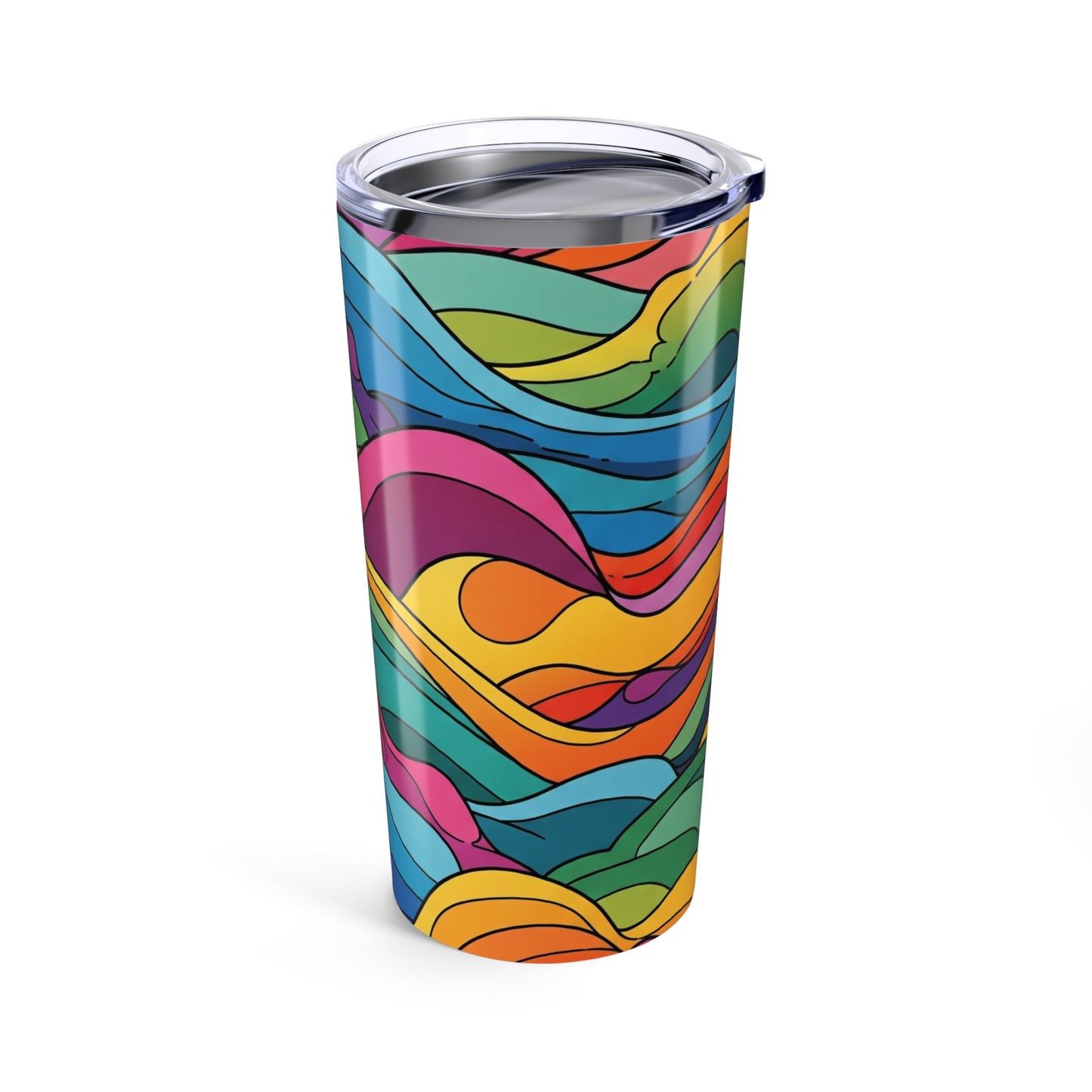 20oz Stainless Steel Tumbler Double Wall Vacuum Insulation Leak Proof Travel Mug For Hot And Cold Drinks