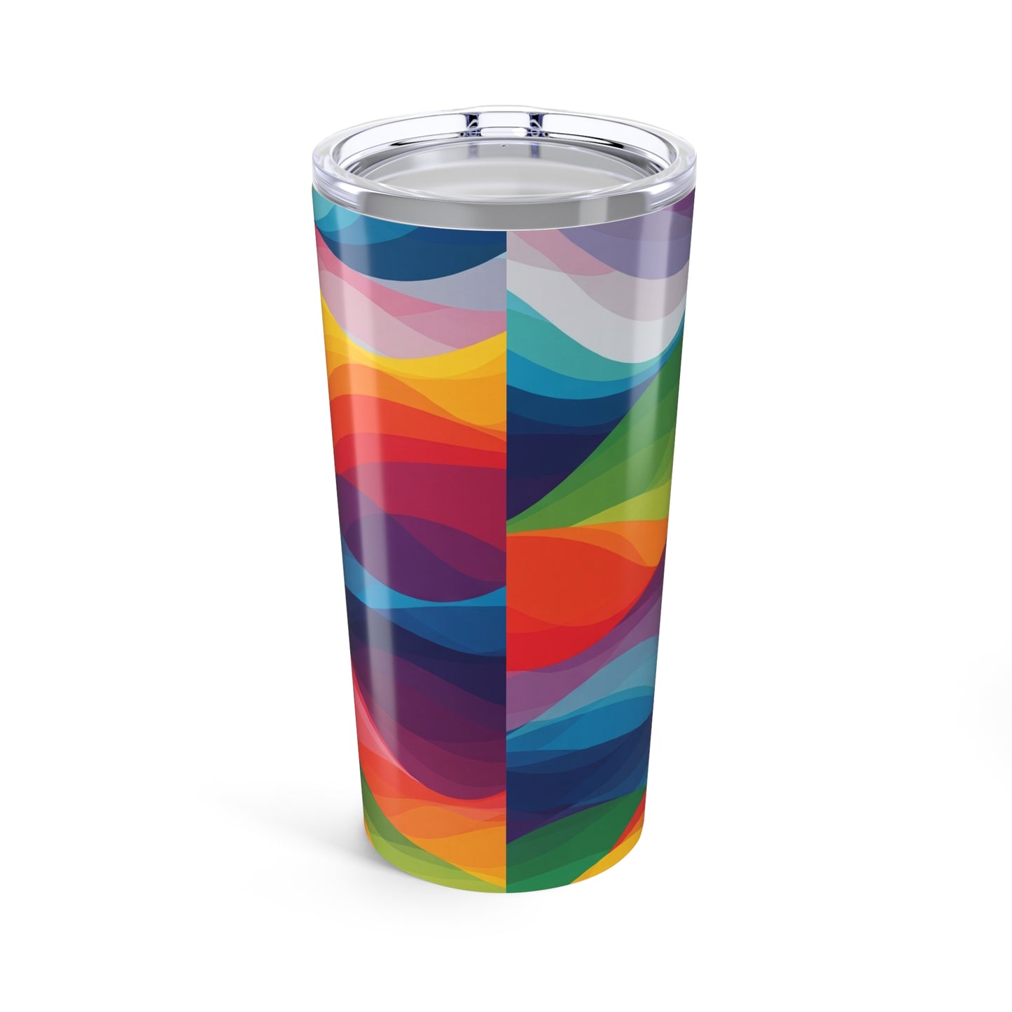 20oz Stainless Steel Tumbler With Vacuum Insulation Double Wall Leak Proof Printed Travel Mug Keeps Drinks Hot Or