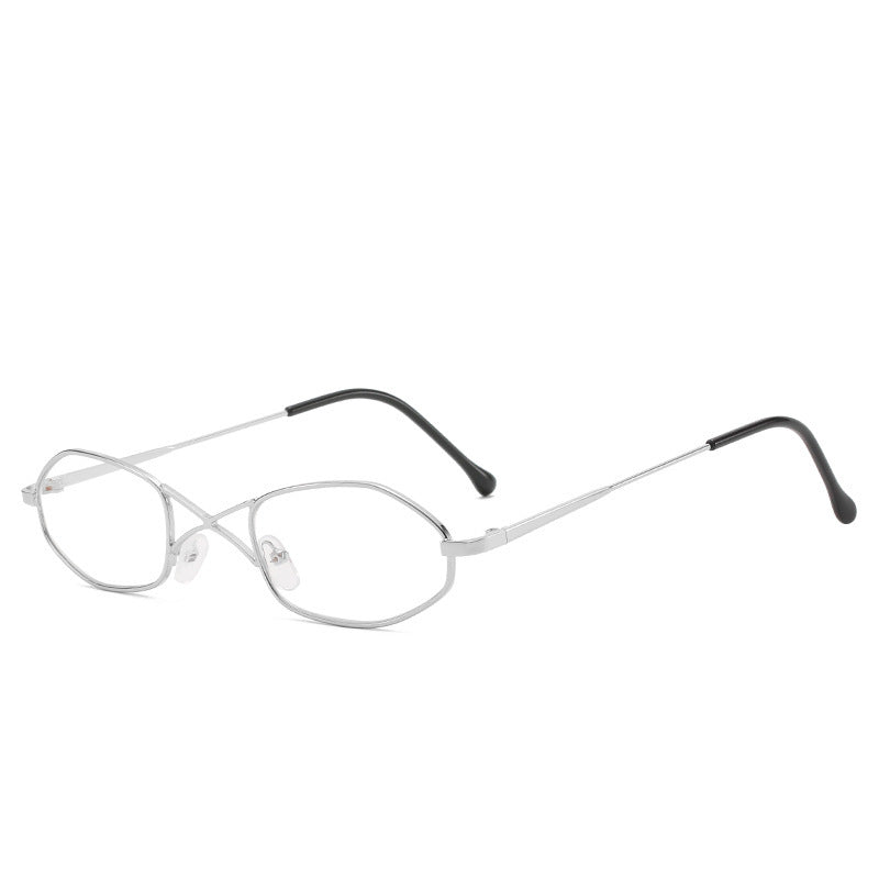 Double Beam Sunglasses UV400 Protection Fashion Eyewear Metal and Plastic Frame 70 Percent Visible for All Day