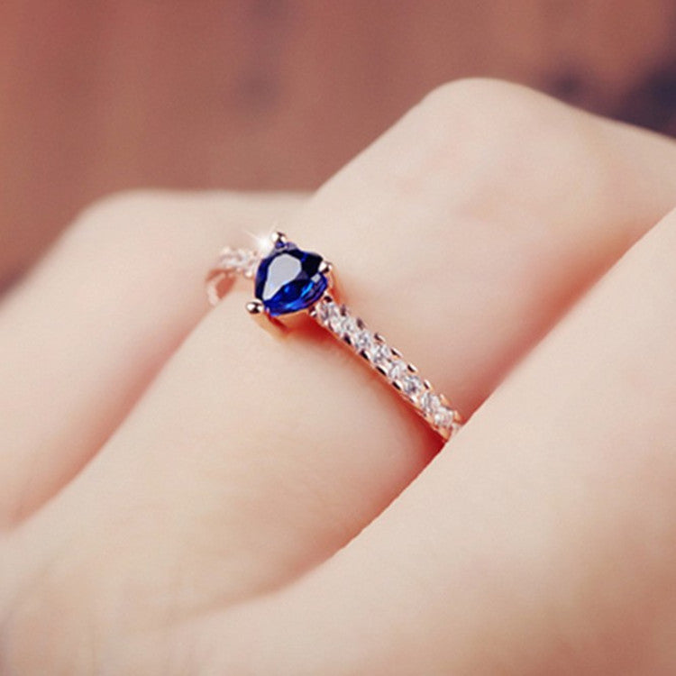 Copper Ring With Micro Inlaid Zircons Simple Elegant Jewelry For Women And Girls Everyday Wear For Daily Style