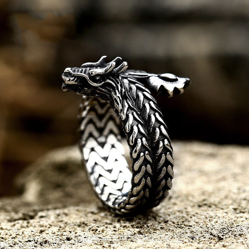 New Stainless Steel Snake Ring Bracelet