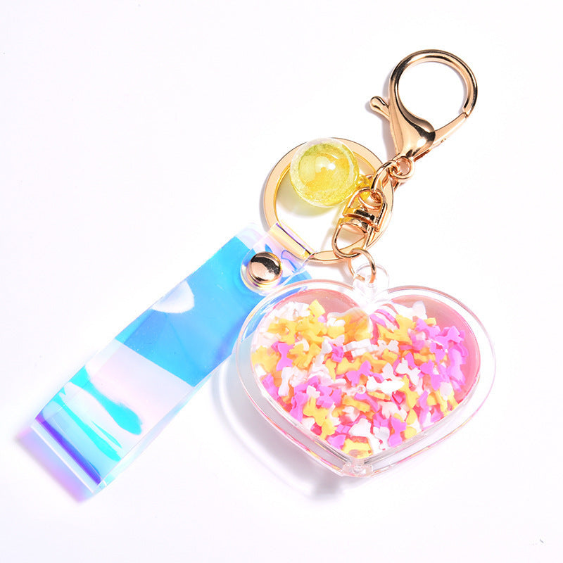 Heart Keychain Peach Heart Design Zinc Alloy Keyring For Keys And Bags Fashion Accessory Cute Durable Portable Keychain