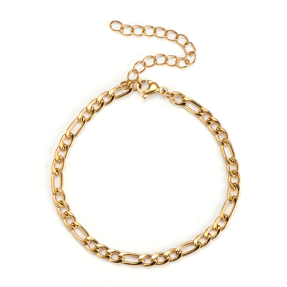 Gold Geometric Bracelet Stainless Steel Jewelry For Women Gift For Her Everyday Accessory Modern Elegant Style