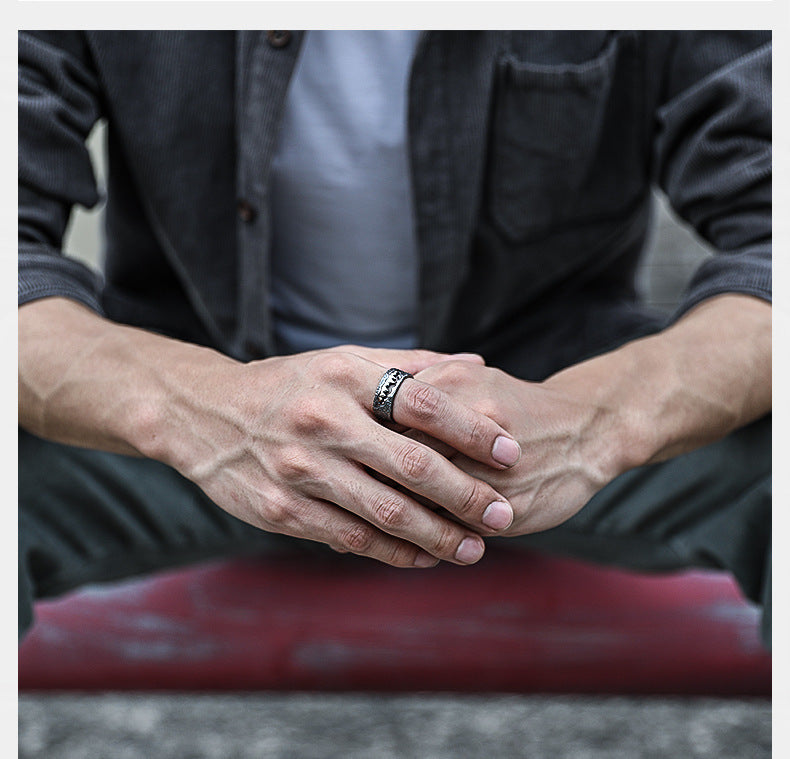 Unisex Copper Ring Adjustable Zodiac Animal Vintage Retro Style Handmade Classic Accessory For Men And Women Now