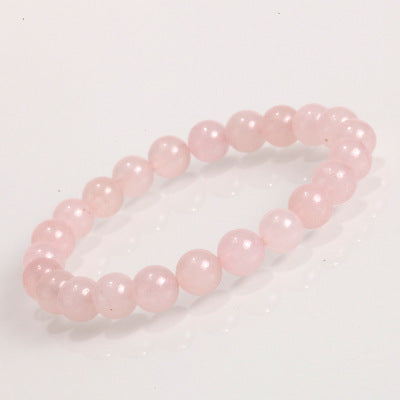 Unisex Black Agate Bracelet Rose Stone Gemstone Jewelry for Anniversary Gift and Business Ideal gift for event