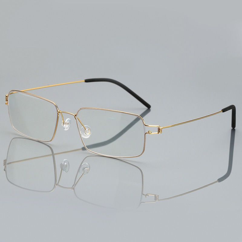 Reading Glasses Lightweight Titanium Alloy Oval Frame Glasses With Radiation Resistance Multiple Magnification
