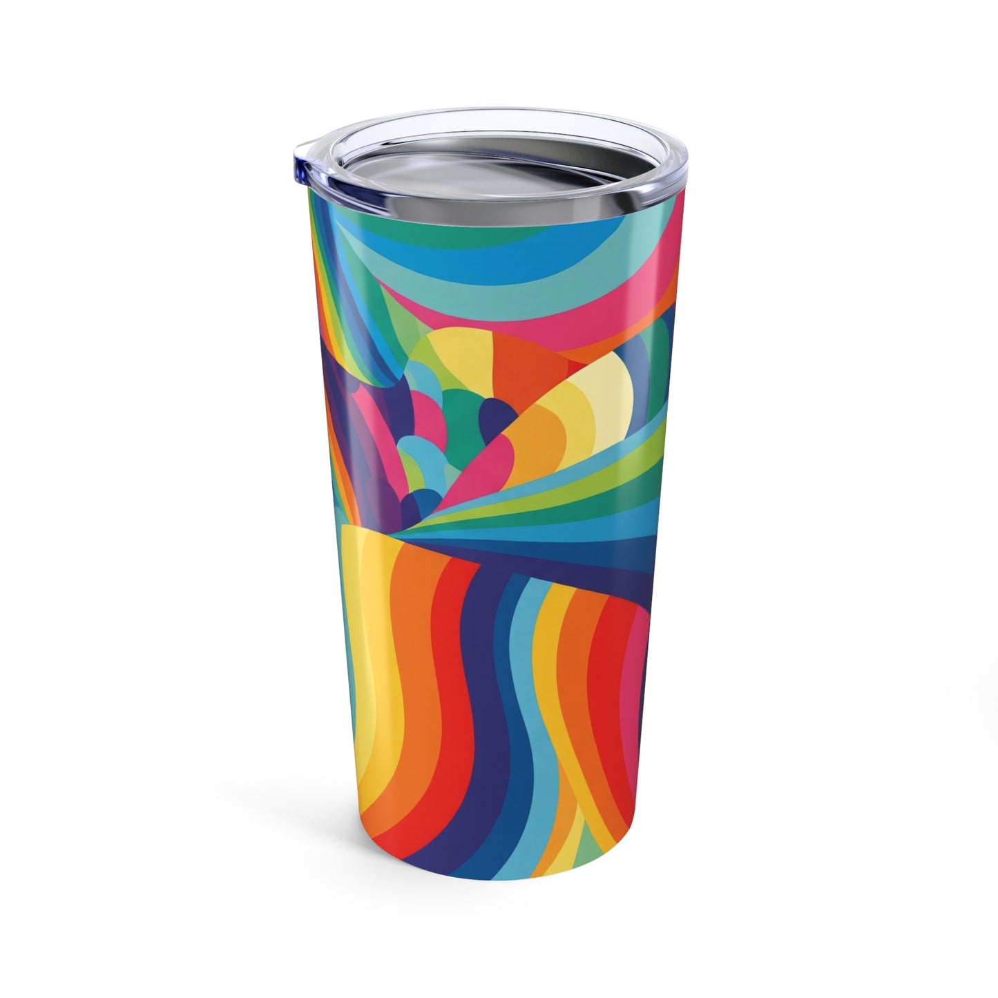 20oz Stainless Steel Tumbler With Artwork Double Wall Vacuum Insulated Leak Proof Thermal For Hot And Cold
