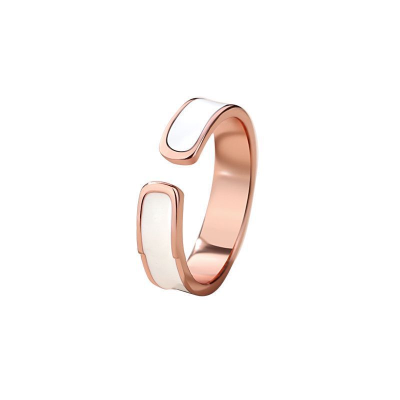 Couple Rings Matching Set Adjustable Open Rings For Him And Her Copper Electroplated Bands Fashion Jewelry Gift