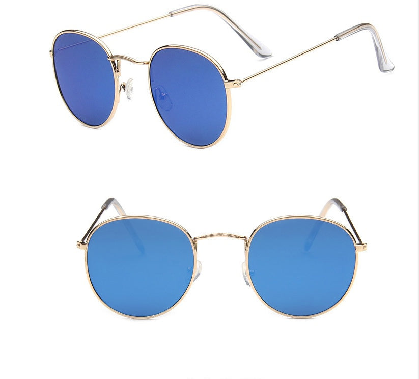 Metal Frame Sunglasses UV400 Protection Classic Retro Style