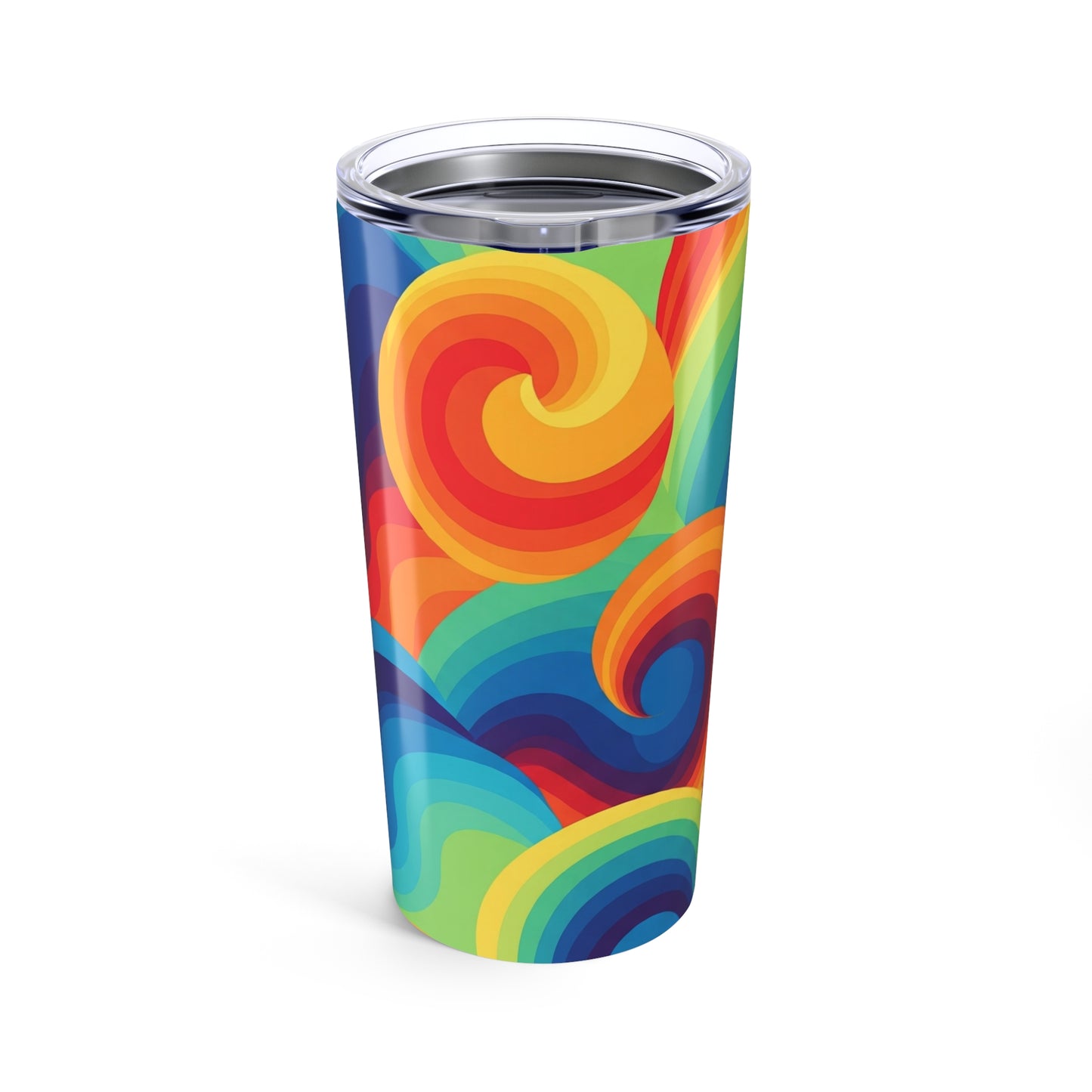 20oz Stainless Steel Tumbler With Double Wall Vacuum Insulation Spill Resistant BPA Free Printed Hot And Cold