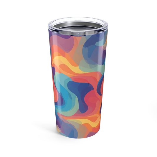 20oz Stainless Steel Tumbler With Double Wall Vacuum Insulation Spill Resistant Design For Hot Or Cold Beverages