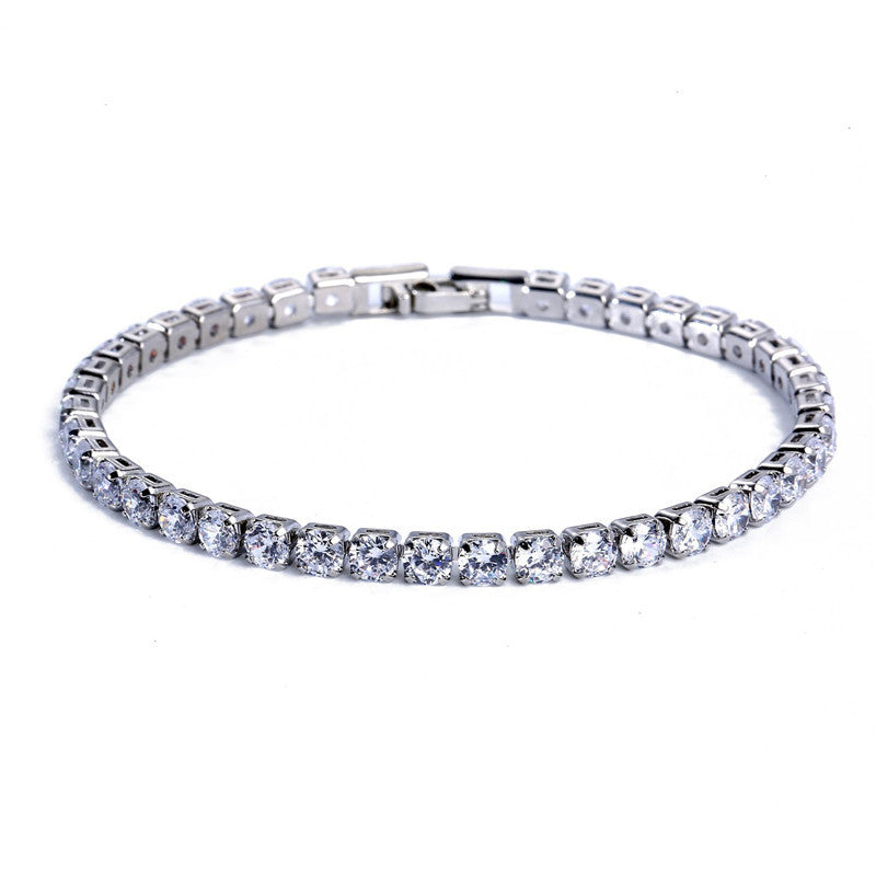 Gold Plated Copper Bracelet With Zircon Inlaid Flower Design For Women Anniversary Gifts For Trade Fairs Deals