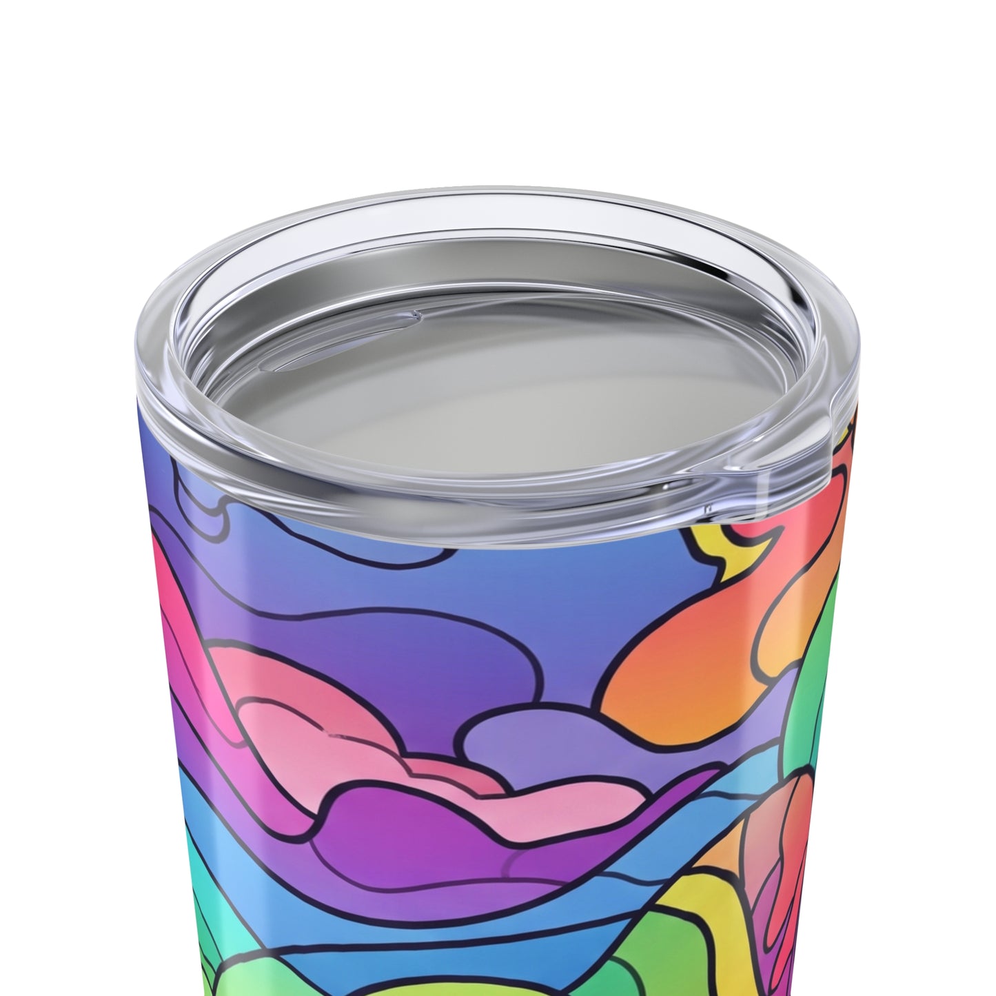 20oz Stainless Steel Tumbler With Double Wall Insulation Spill Resistant And BPA Free Printed Design For Hot Or
