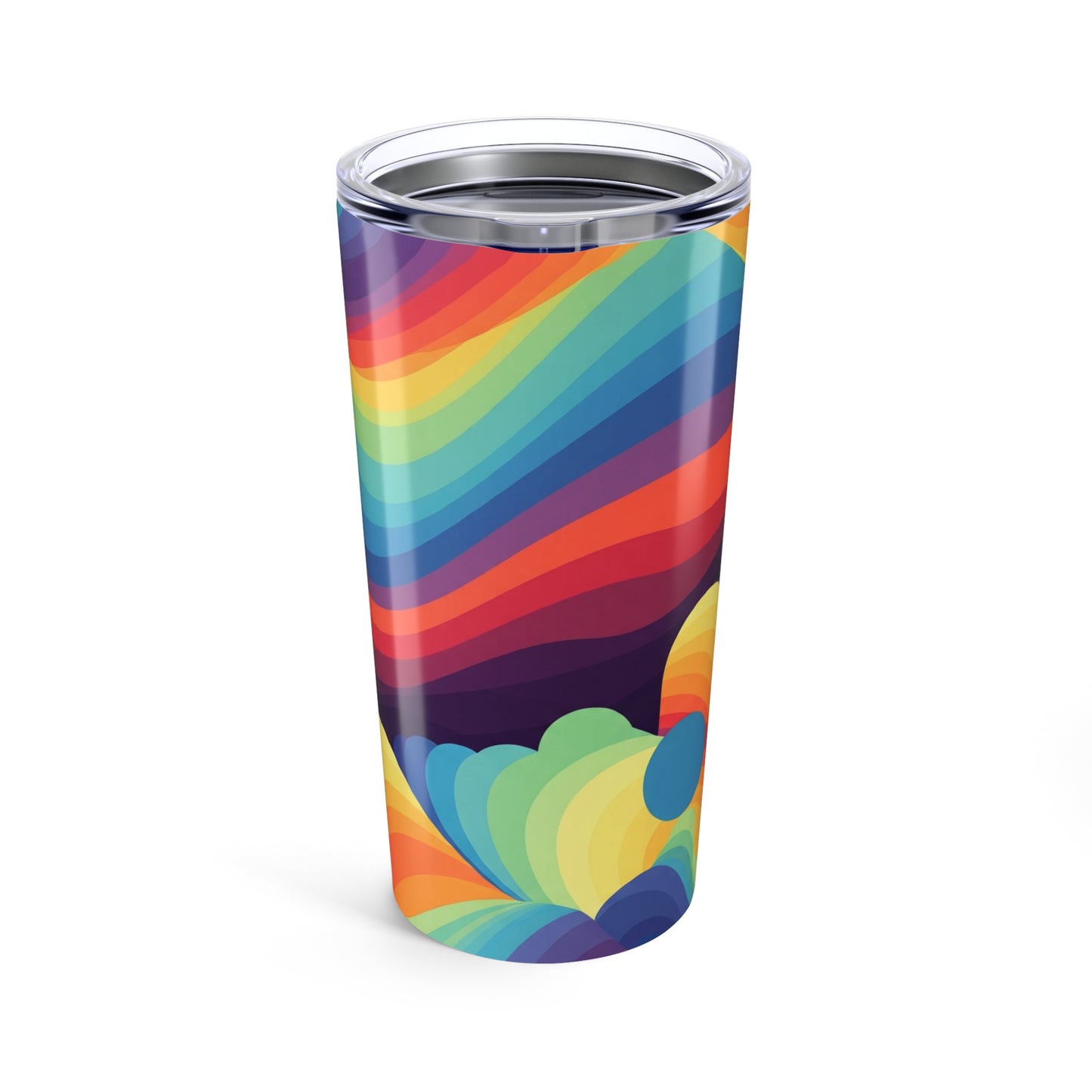 20oz Stainless Steel Travel Mug With Printed Design Double Wall Vacuum Insulation Spill Resistant BPA Free Thermal