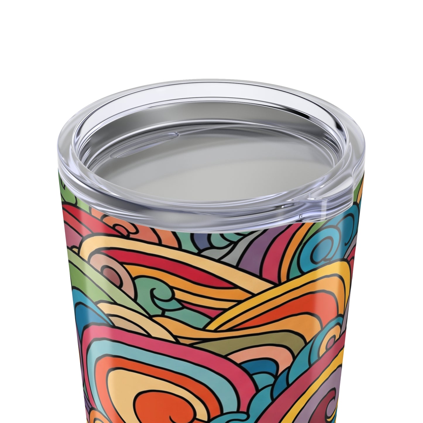 20oz Stainless Steel Tumbler With Double Wall Vacuum Insulation Spill Resistant Lid Dishwasher Safe Durable Print