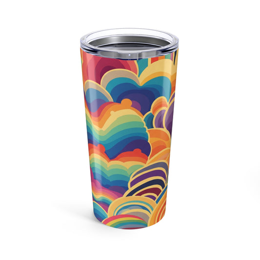 20Oz Stainless Steel Printed Tumbler With Double Wall Vacuum Insulation For Hot Or Cold Beverages Travel Mug