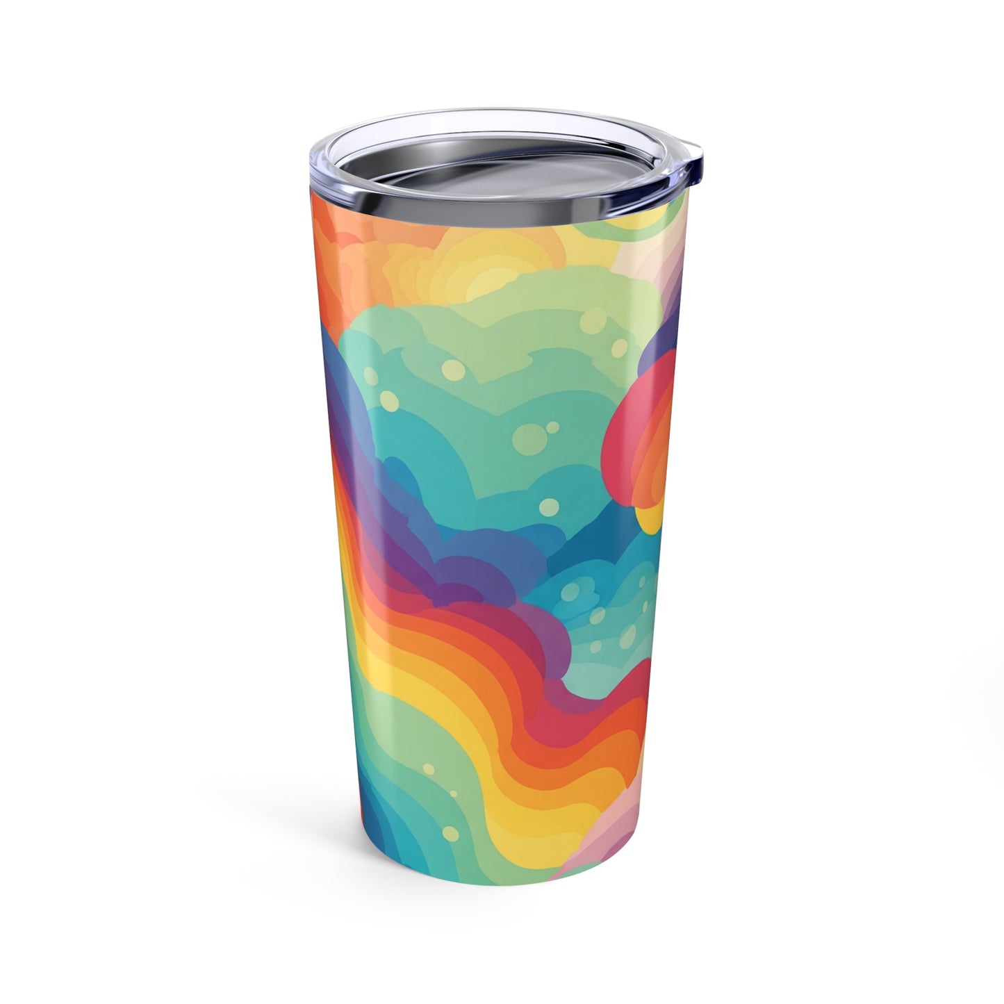 20 Ounce Steel Tumbler With Double Wall Vacuum Insulation Leak Proof Design For Hot Or Cold Drinks Printed Design