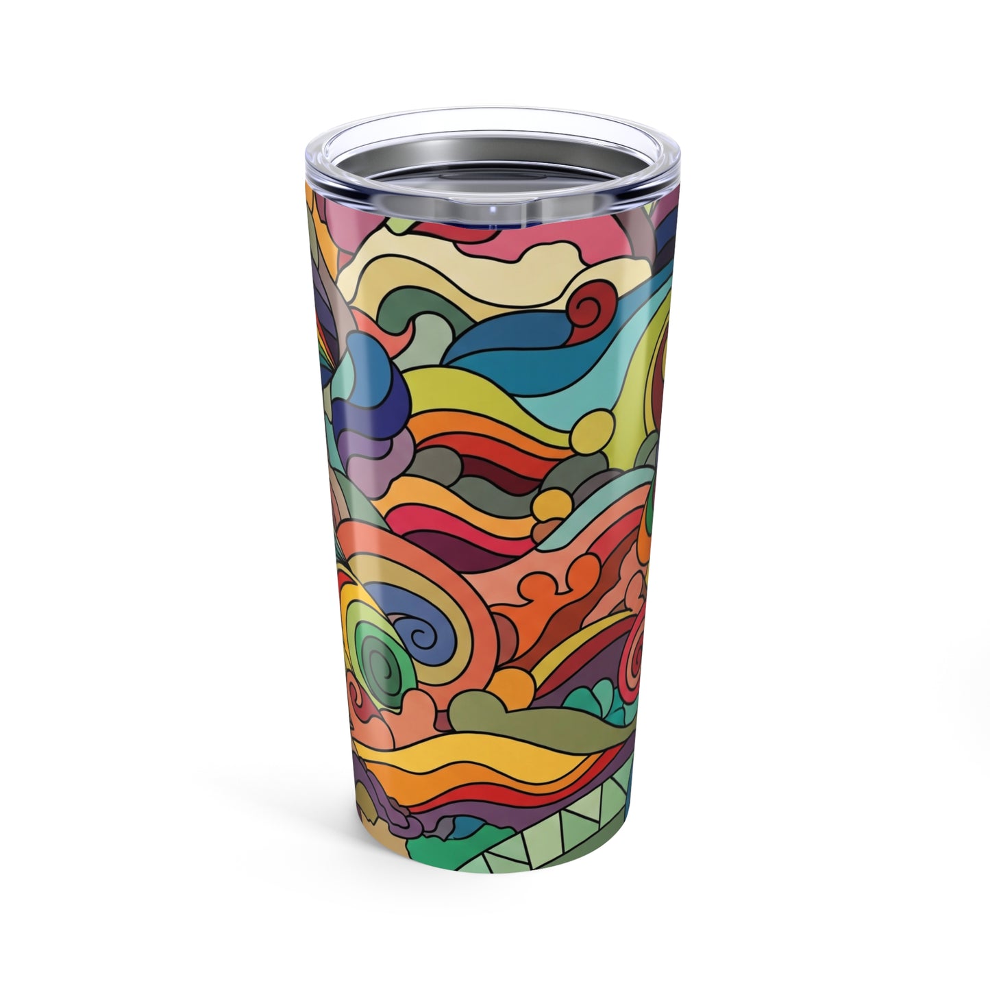 20 Oz Steel Water Bottle With Spill Resistant Lid Double Wall Insulated Travel Mug For Beverages Dishwasher Safe