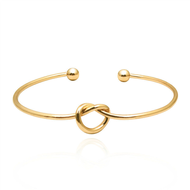 Six Pointed Star Bracelets Adjustable Opening Design Fashion Jewelry Simple Couple Gifts Gold Silver Rose Gold