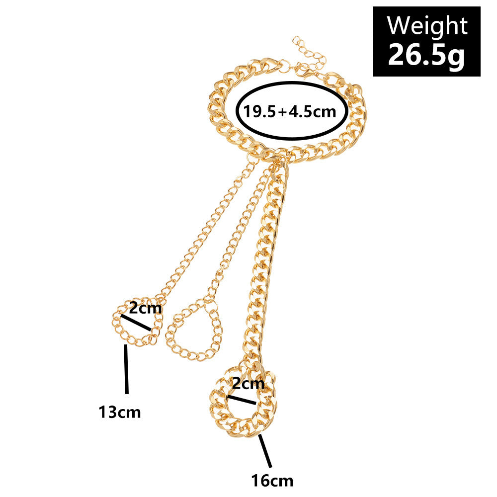 Womens Alloy Chain Bracelet Jewelry Electroplated Fashion