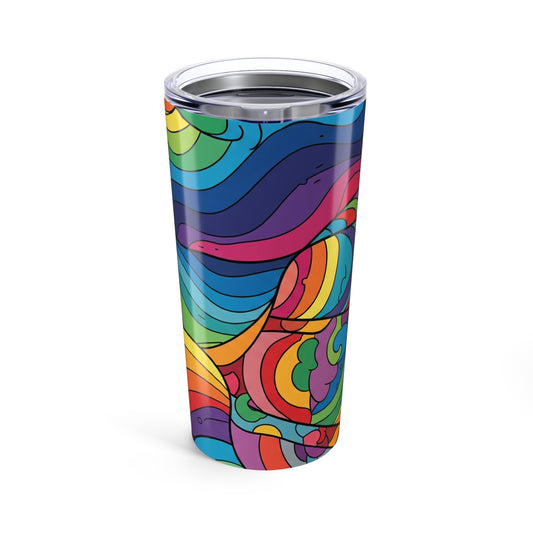 20 Oz Stainless Steel Travel Mug With Double Wall Vacuum Insulation Leak Proof Beverage Tumbler BPA Free