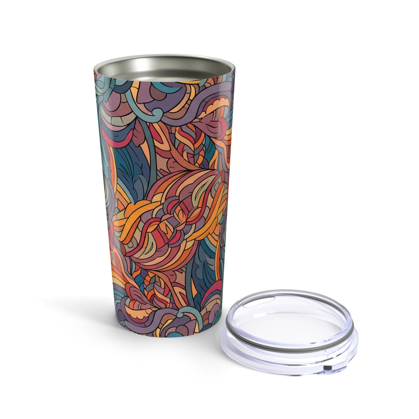 20oz Double Wall Vacuum Insulated Stainless Steel Tumbler With Spill Proof Lid For Hot And Cold Drinks Dishwasher