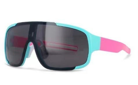 Womens Cycling Sunglasses Windproof Outdoor Eyewear Plastic Frame Colorful Coating Enhanced Vision for Cycling