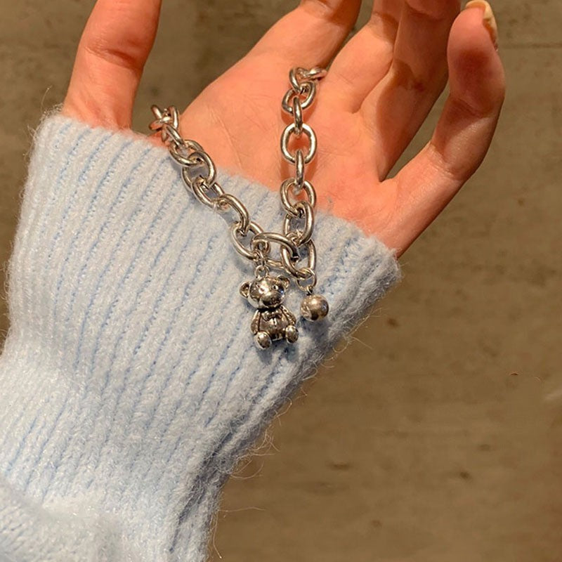 Womens Metal Bracelet Geometric Design Simple Adjustable Length Charm Jewelry Gift For Girls Perfect Everyday Accessory