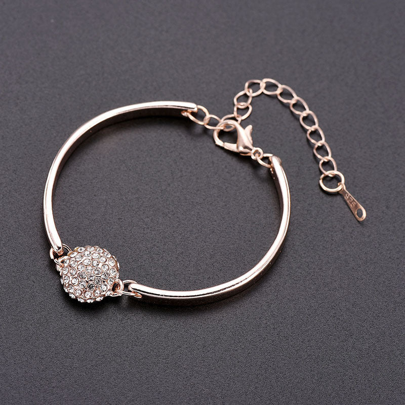 Geometric Electroplated Alloy Bracelet For Women Chic Elegant Jewelry Suitable For Everyday Wear Great Gift Now