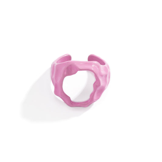 Macaron Dessert Ring Alloy Opening Adjustable Ring For Women Gift For Her Cute Fashion Accessory Jewelry Daily Wear