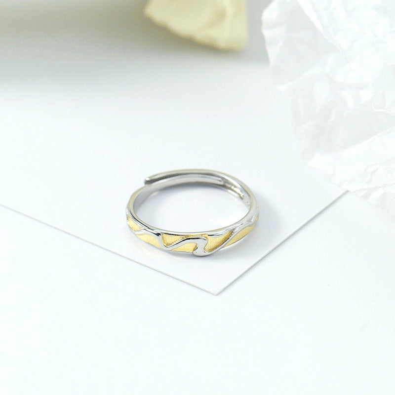 Womens Adjustable Copper Ring With Silver Opening High Quality Plated Fashion Jewelry Beautiful Appearance For Everyday